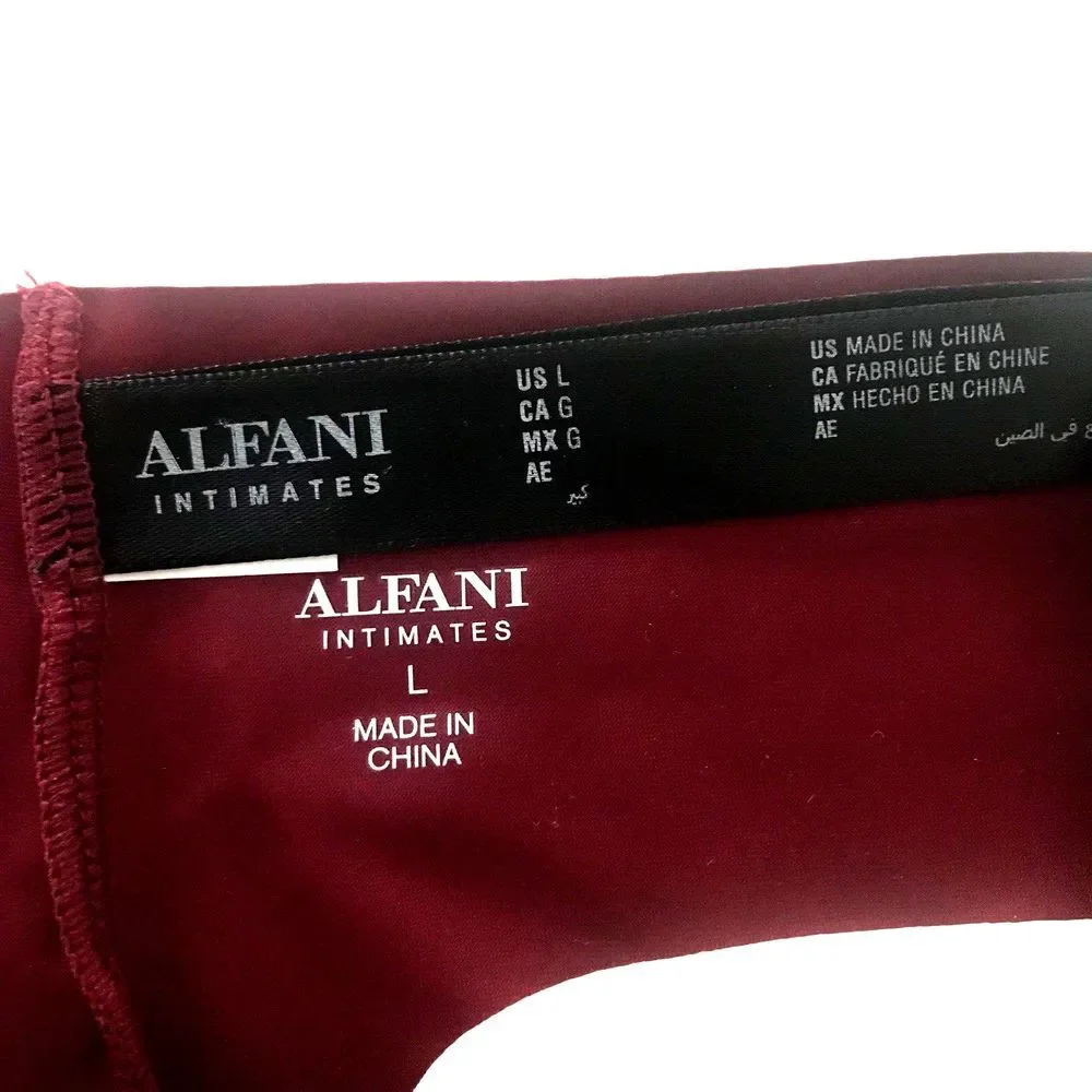 Alfani Intimates Women's Laser-Cut Thong Underwear - Set‎ of 2/Size L